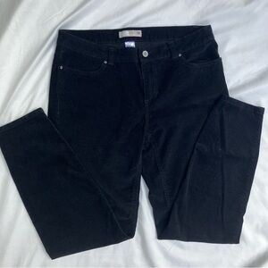 Route 66 Black Corduroy Straight Jeans Size 29